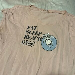 La‎ Vie En Rose Pink Kitty Nightgown